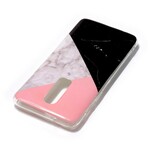 OnePlus 6 Cover Geometrischer Marmor-Effekt