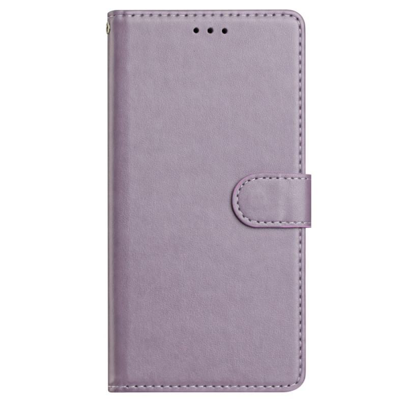 Housse Xiaomi Redmi 14C Effet Cuir Uni avec Lanière