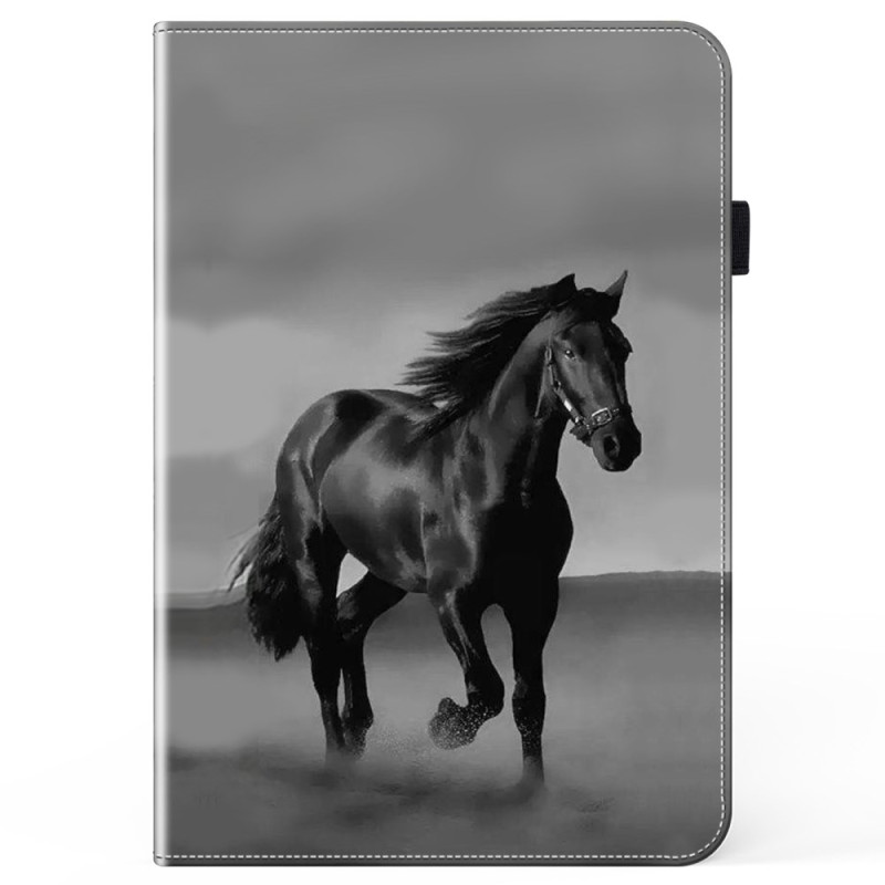 Étui iPad 10.2" (2021) (2020) (2019) Cheval Noir