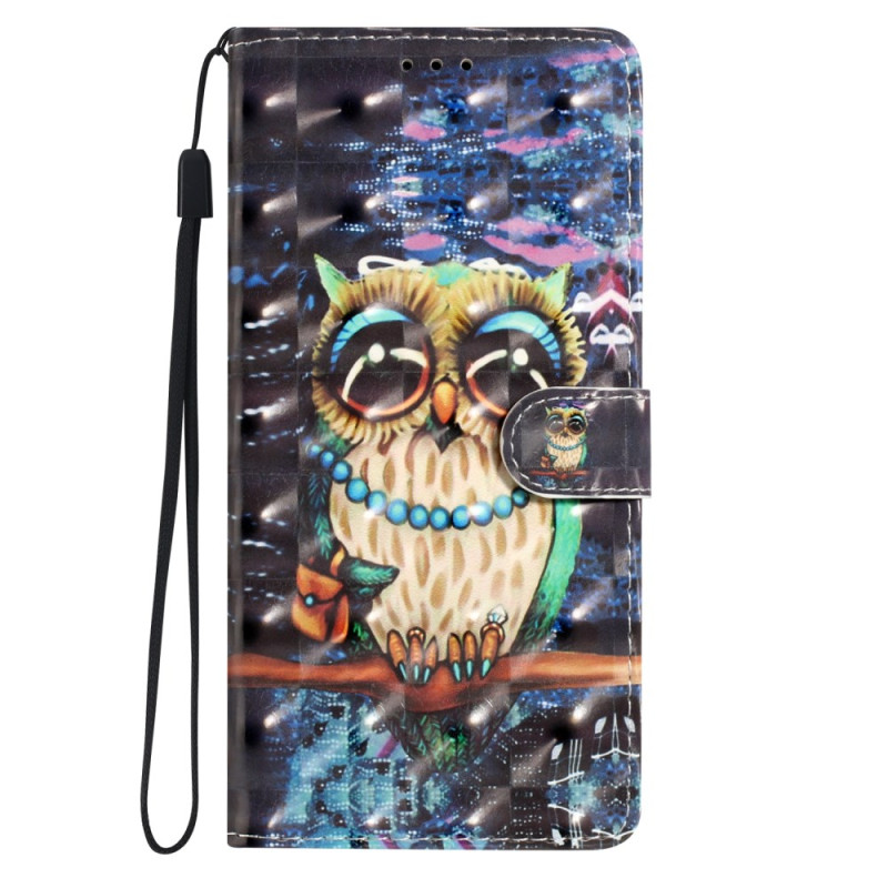 Housse Samsung Galaxy A16 Hibou 3D