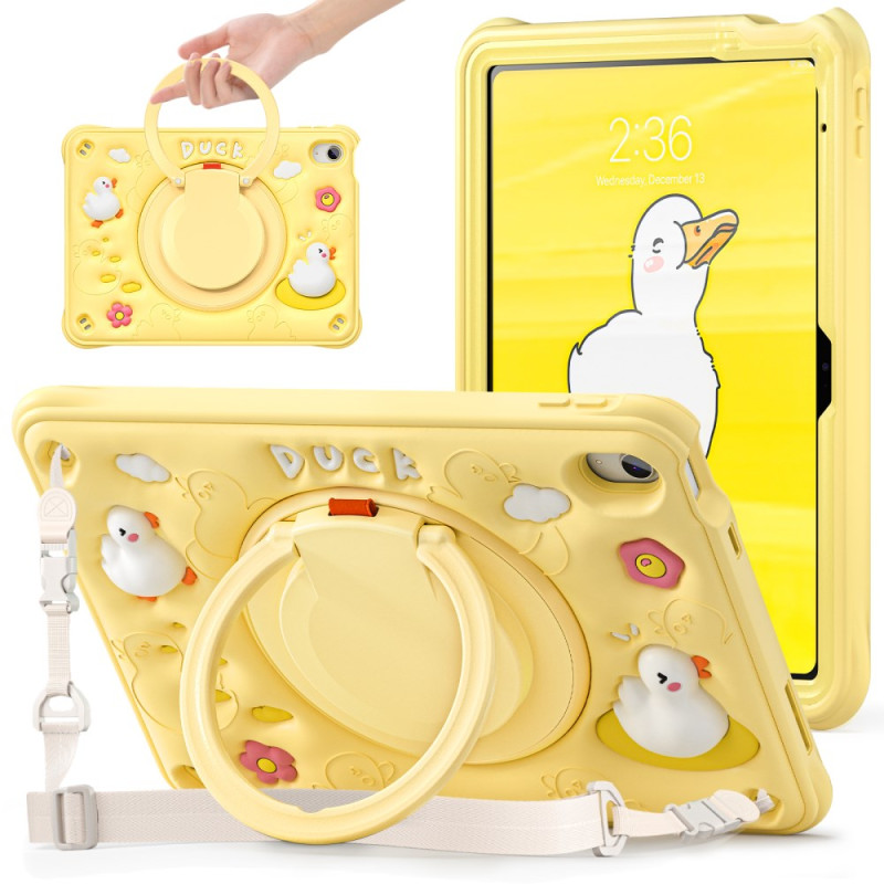 iPad Case 10.9 (2022) Kids Ente N+Schultergurt und Standring