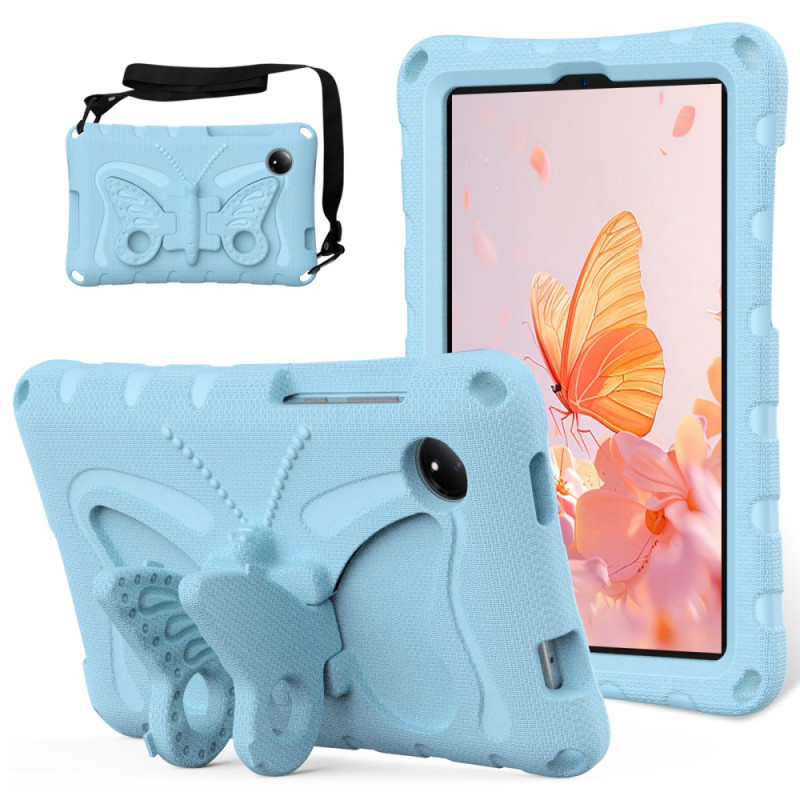 Xiaomi Redmi Pad SE 8.7 4G Kids Cover Halter Schmetterling und Schulterriemen