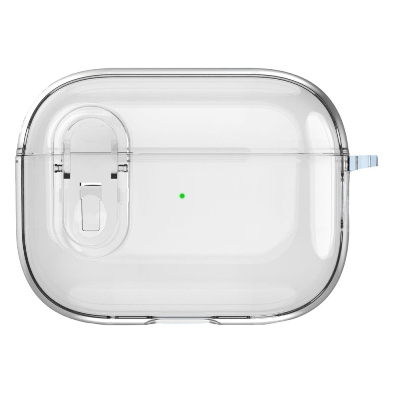 Transparente AirPods Pro 2 Hülle Color mit Karabinerhaken