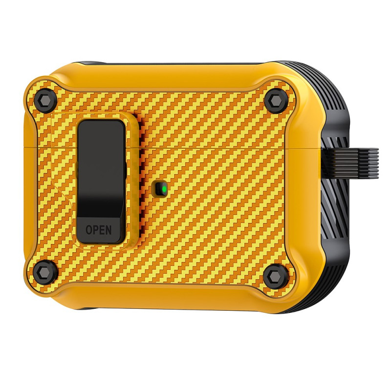 AirPods Pro 2 Silikonhülle Textur Kohlefaser
