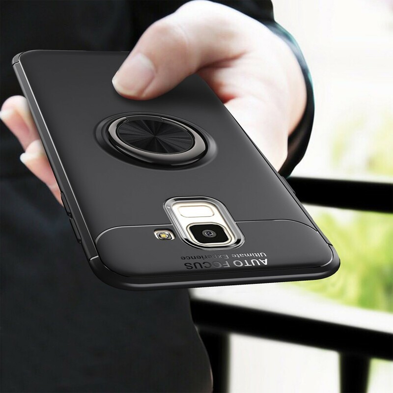 Samsung Galaxy J6 Hülle Drehbarer Ring