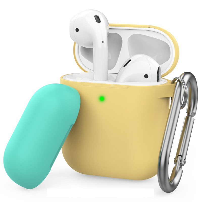 AirPods 2 / 1 Zweifarbig Flexible Hülle AHASTYLE