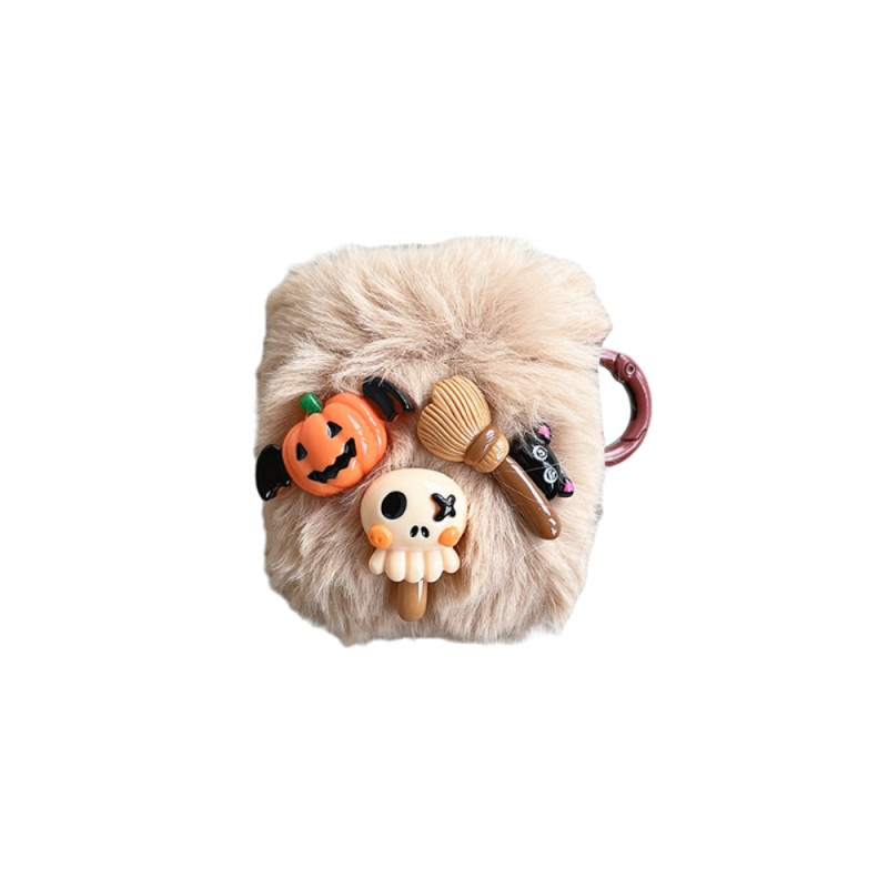 AirPods-Hülle 2 / 1 Plüsch Beige Halloween