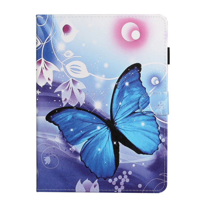 iPad Mini 5 (2019)/4/3/2/1 Hülle Schmetterling Magic Blue