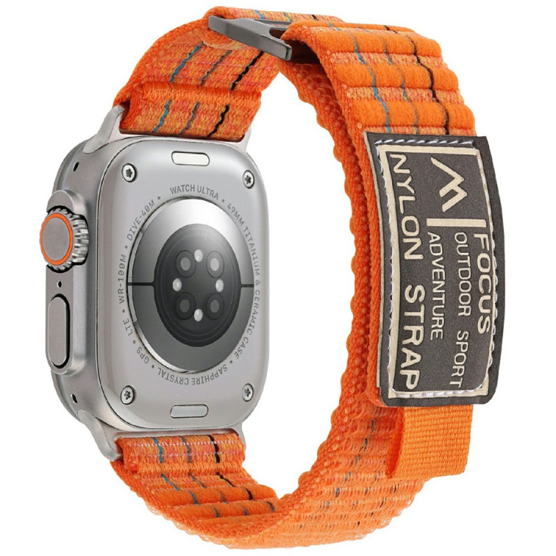 Apple Watch Armband Series 10 46mm / Ultra 2 / Ultra 49mm / 9 8 7 45mm / SE (2023) SE (2022) SE Nylon Verstellbar