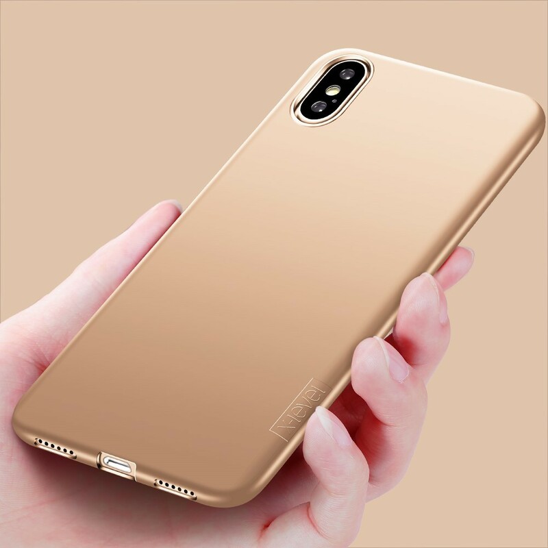 iPhone XR Hülle mit Metallic-Effekt