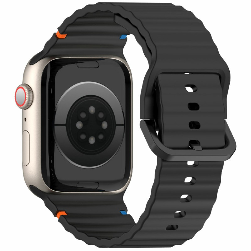 Apple Watch Series 46mm bis 42mm / SE / Ultra 49mm Armband Wellendesign