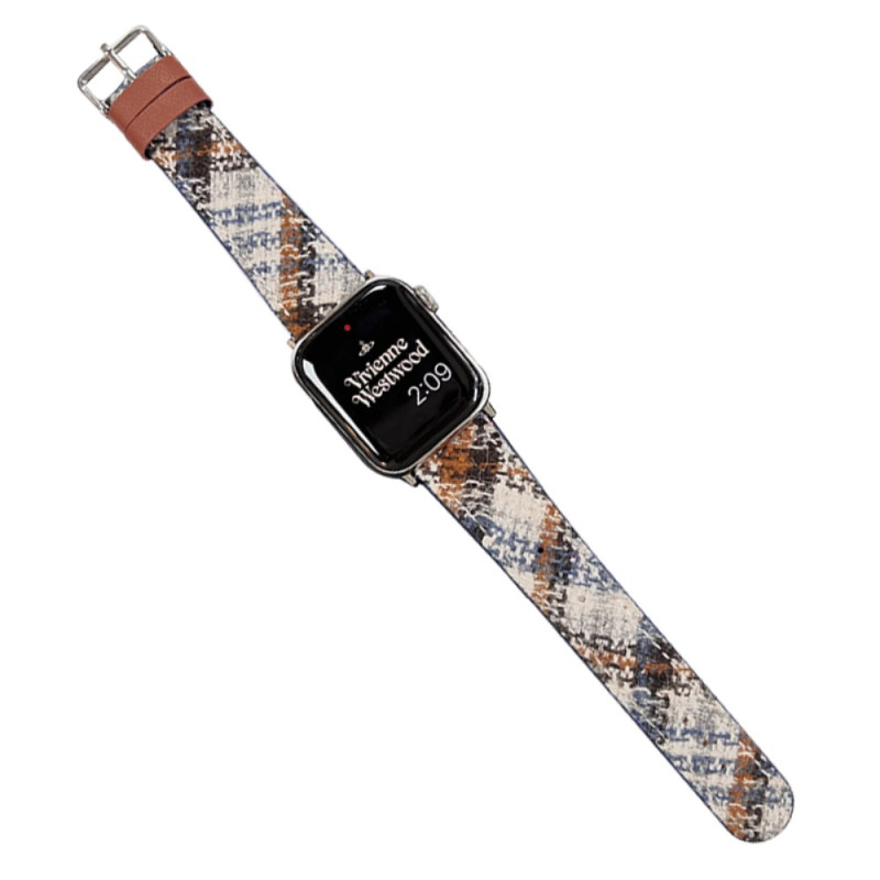 Apple Watch Series 46mm bis 42mm / SE / Ultra 49mm Chamoiré Armband