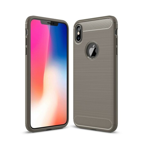 iPhone XS Max Kohlefaser Cover Gebürstet