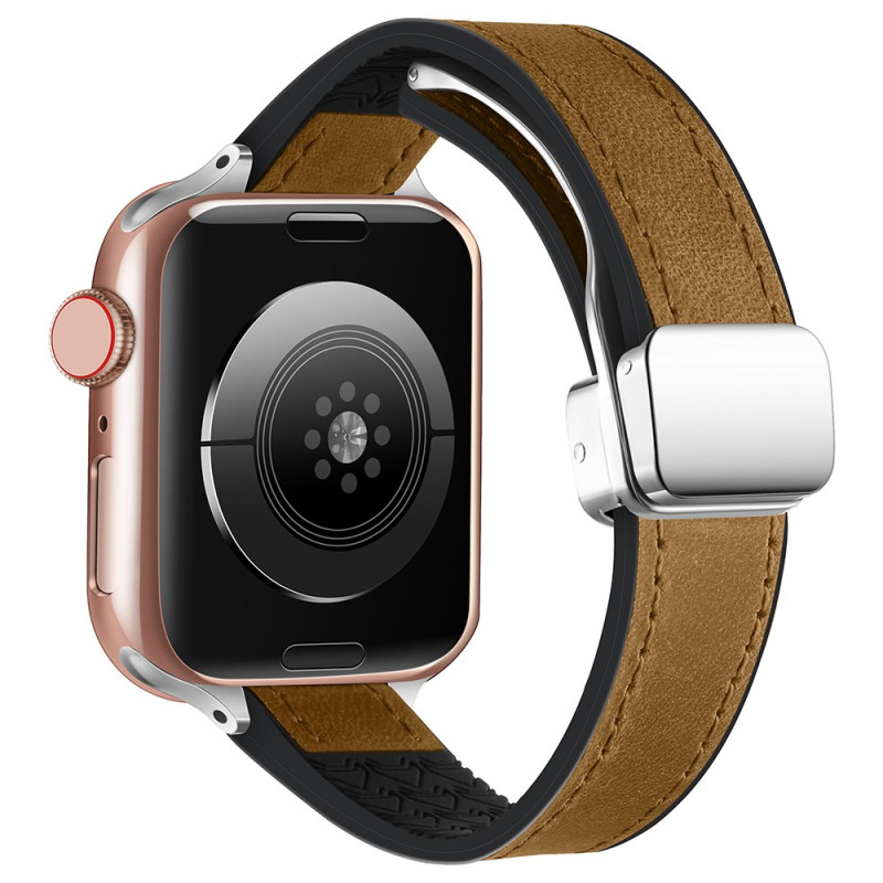 Apple Watch Series 46mm bis 42mm / SE / Ultra 49mm Magnetisches Armband Einfarbig oder Zweifarbig