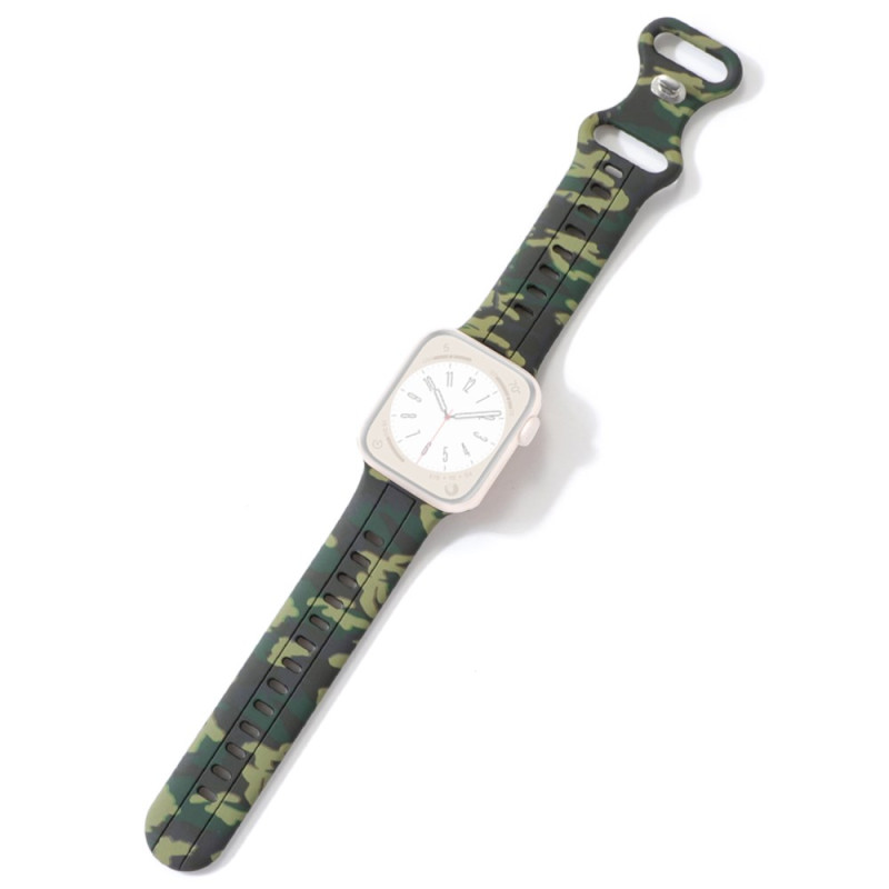 Apple Watch Series 46mm bis 42mm / SE / Ultra 49mm Armband Fantasy Camouflage