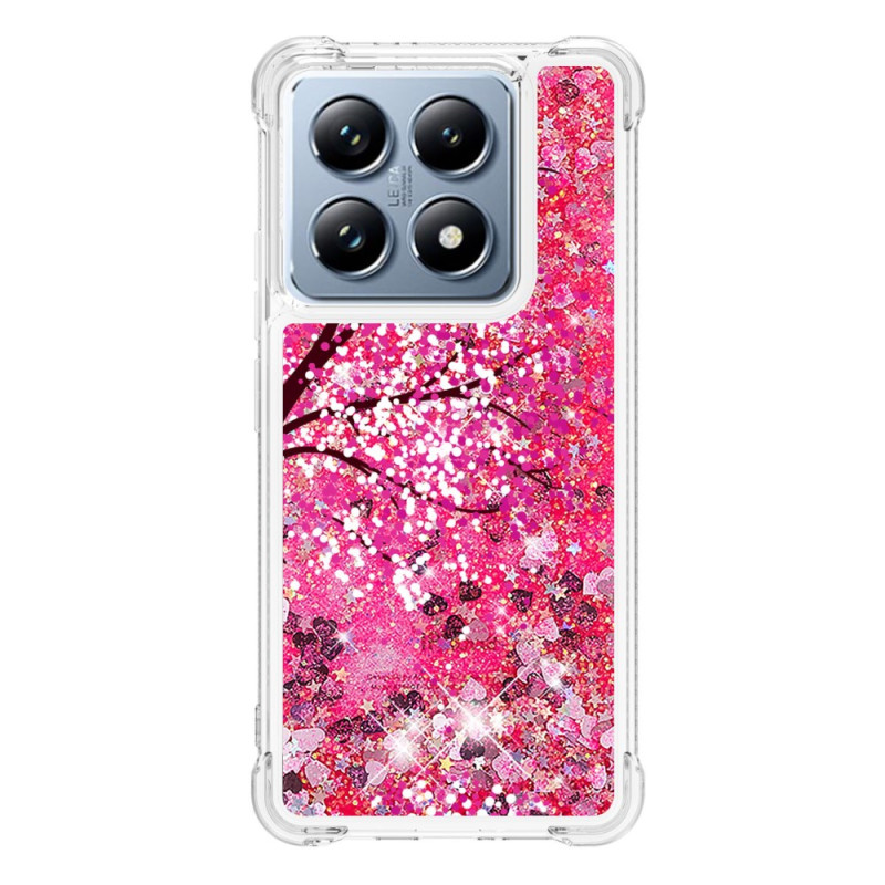 Xiaomi 14T / 14T Pro Glitter Kirschblüte Cover