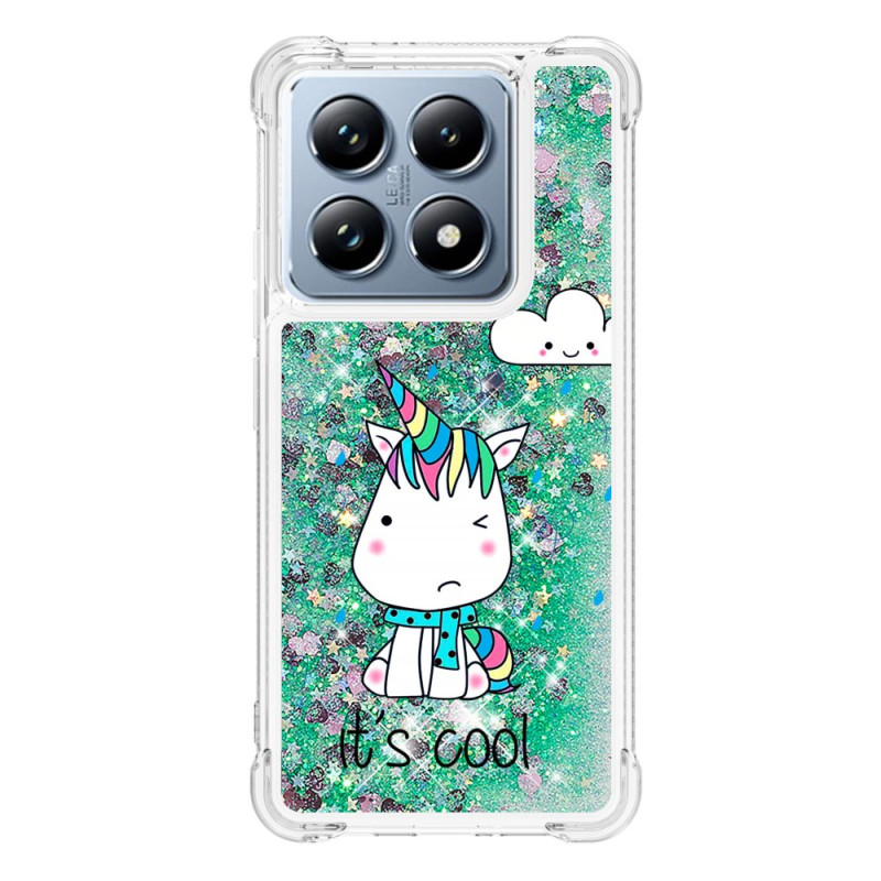 Xiaomi 14T / 14T Pro Glitter Cover Kleines Einhorn