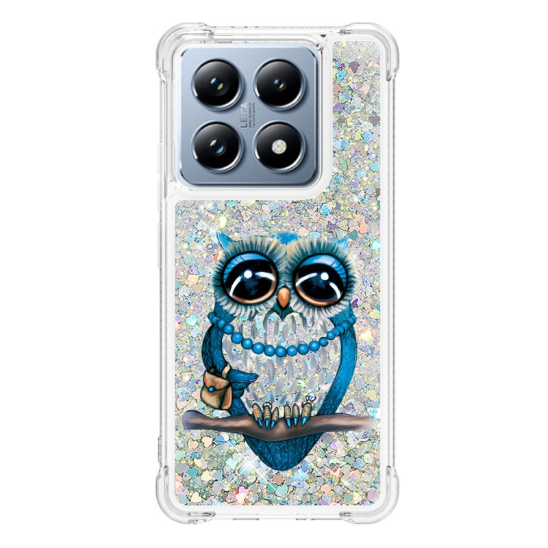 Xiaomi 14T / 14T Pro Glitter Cover Eule