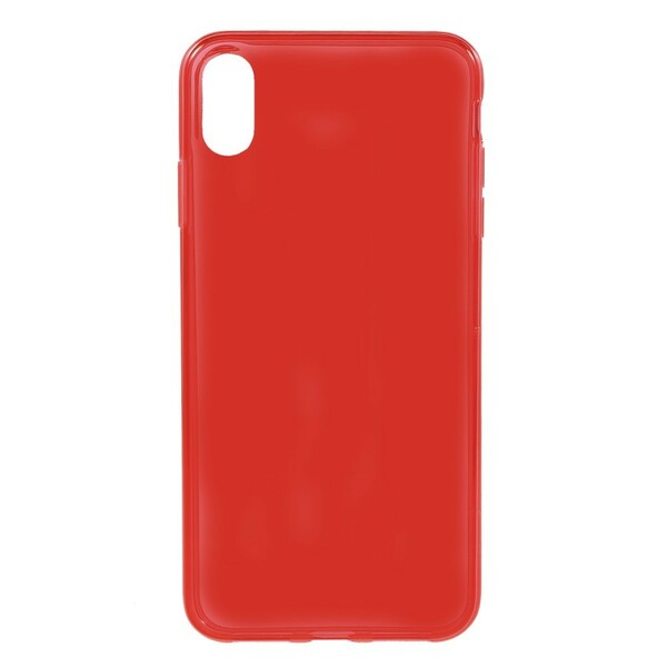 iPhone XS Max Silikonhülle Transparent Farbig