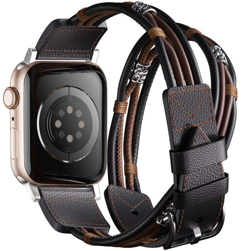 Apple Watch Series 46mm bis 42mm / SE / Ultra 49mm Doppelkreis Armband