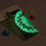 iPhone XS Max Cover Mandala Farbig Fluoreszierend