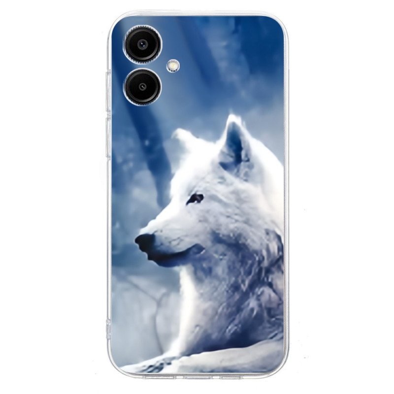 Samsung Galaxy A06 Wolf Cover Weiß