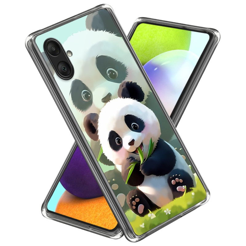 Samsung Galaxy A06 Cover Gedrucktes Panda-Motiv