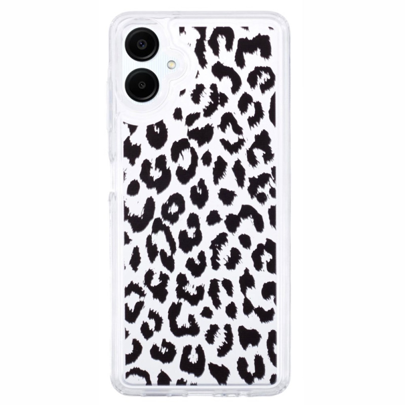 Samsung Galaxy A06 Cover Leopardenmuster Schwarz