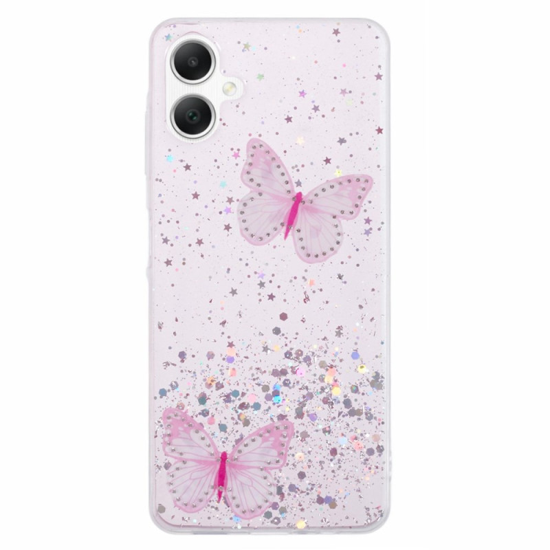 Samsung Galaxy A06 Schmetterlinge Glitzer Cover