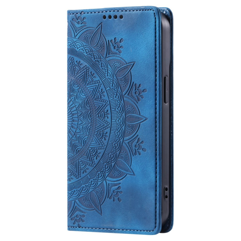 Flip Cover Samsung Galaxy A36 5G Wildlederoptik Mandala