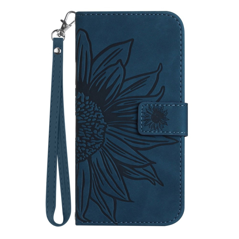 Samsung Galaxy A36 5G Sonnenblume Tasche mit Riemen
