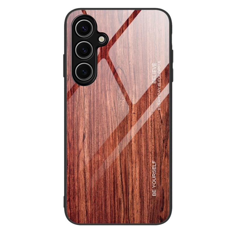 Hülle Samsung Galaxy S25 Panzerglas
 Holz