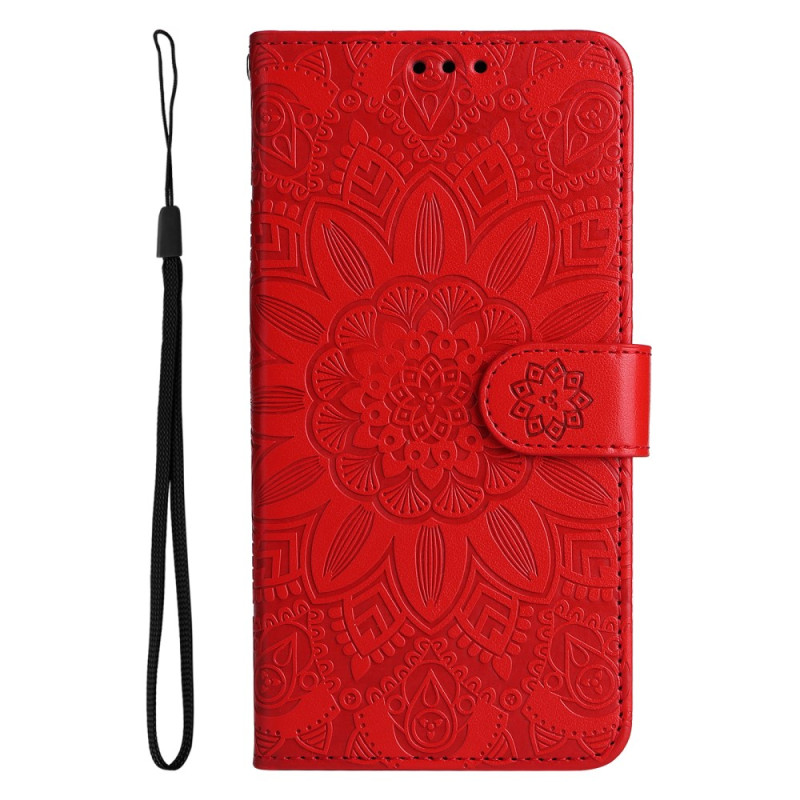 Samsung Galaxy S25 5G Mandala Tasche mit Trageriemen