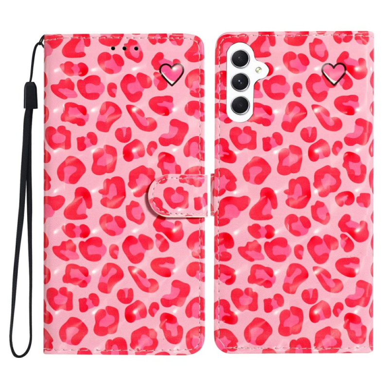 Samsung Galaxy S25 Plus 5G Leopard Design Pink Hülle