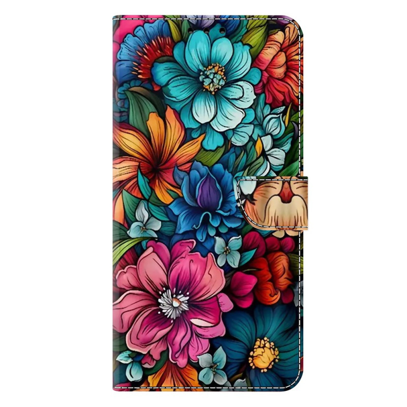 Samsung Galaxy S25 Plus Hülle Bunte Blumen