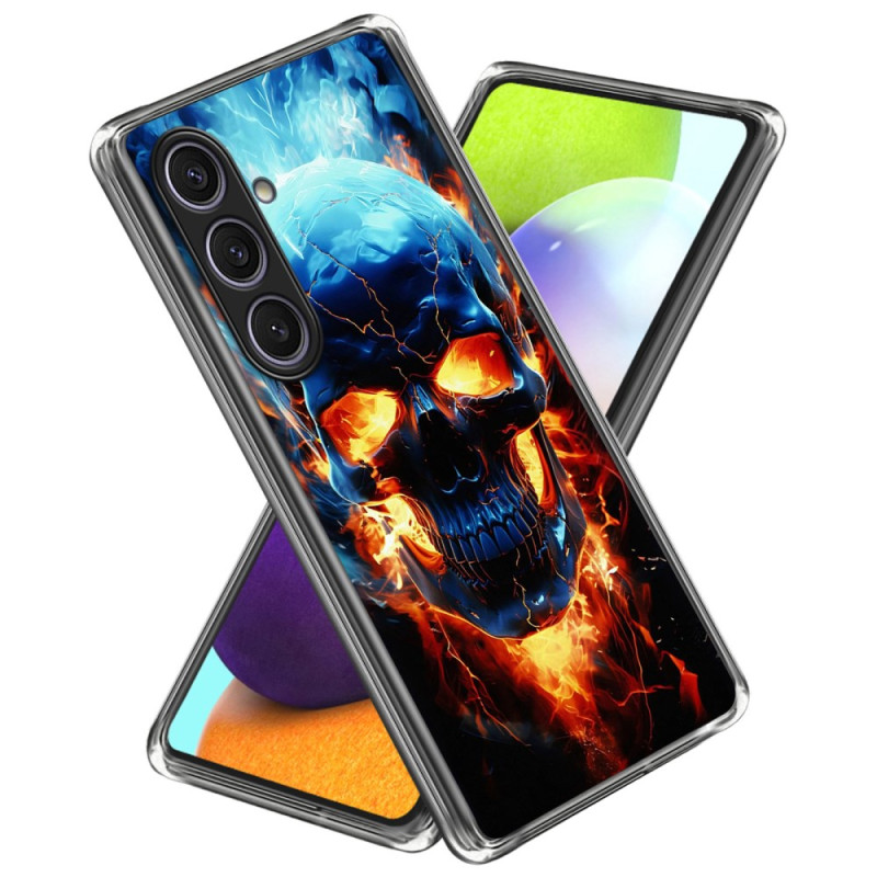 Samsung Galaxy S25 Plus 5G Cover Flammender Schädel