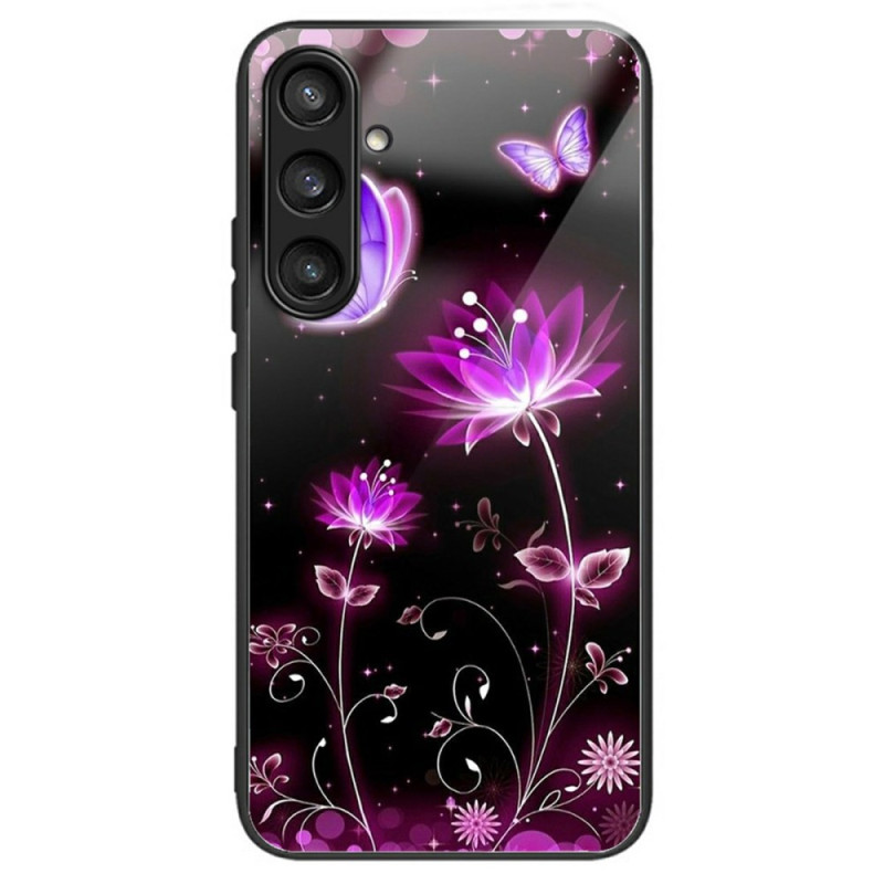 Samsung Galaxy S25 Plus 5G Panzerglas
 Cover Blumen und Schmetterlinge