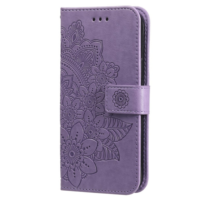 Samsung Galaxy S25 Plus 5G Hülle Blumen-Design mit Riemen