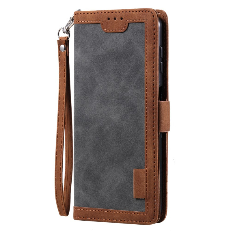 Samsung Galaxy S25 Plus 5G Vintage Wildleder-Effekt Tasche mit Riemen