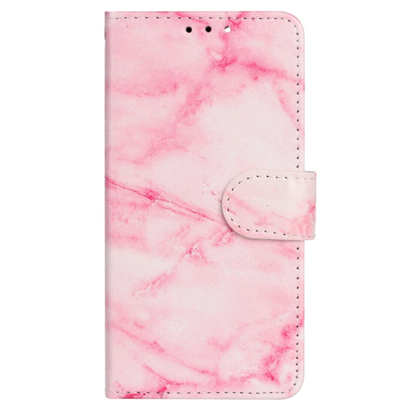 Samsung Galaxy A56 5G Marmor Muster Tasche Rosa