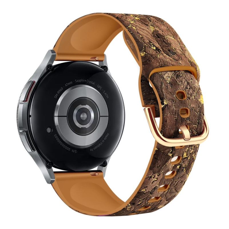 Armband Samsung Galaxy Watch6/5/4 / Classic Holzleder