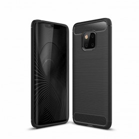 Huawei Mate 20 Pro Kohlefaser Cover Gebürstet