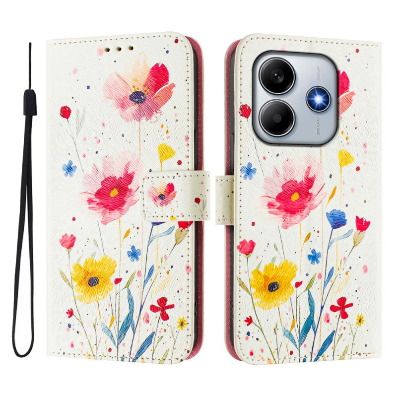 Housse Xiaomi Redmi Note 14 5G Motif Floral