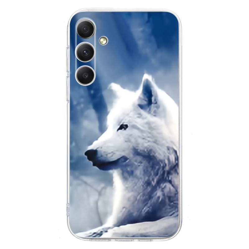 Samsung Galaxy A26 5G Wolf Cover Weiß