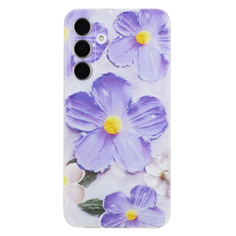 Samsung Galaxy A26 5G Hülle Violette Blumen