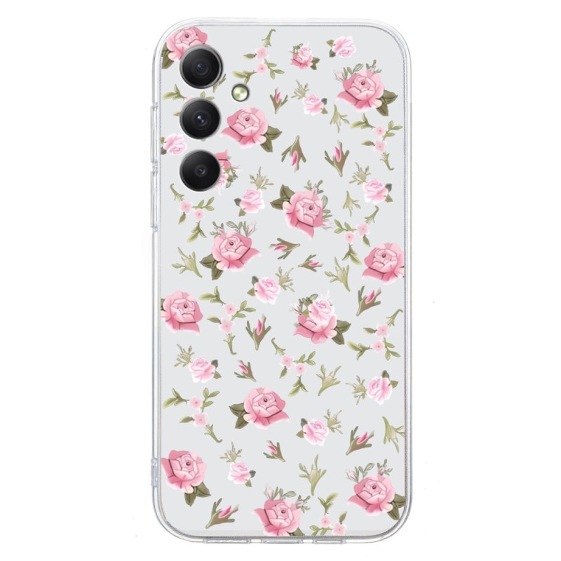 Samsung Galaxy A26 5G Cover Blumenmuster Pink