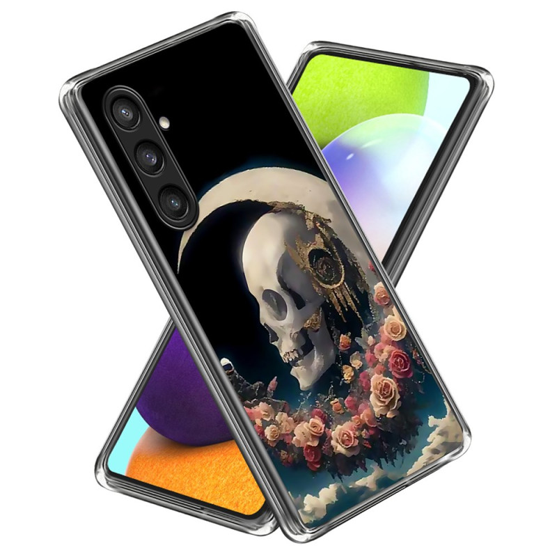 Samsung Galaxy A26 5G Cover Totenkopf und Rosen