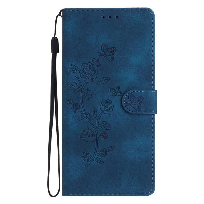 Hülle Samsung Galaxy A26 5G Wildleder-Effekt Floralie