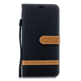 Hülle Samsung Galaxy J6 Plus Stoff Und Lederoptik
