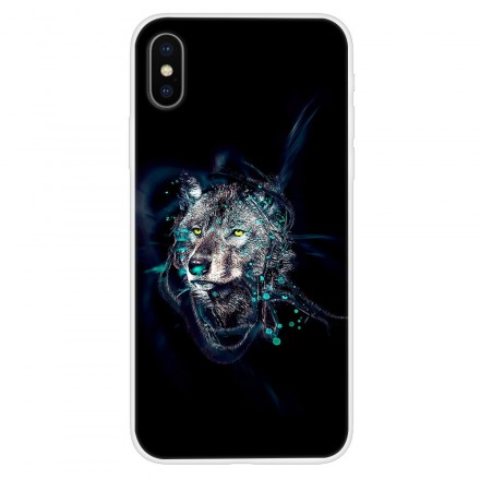 iPhone XS Hülle Wolf